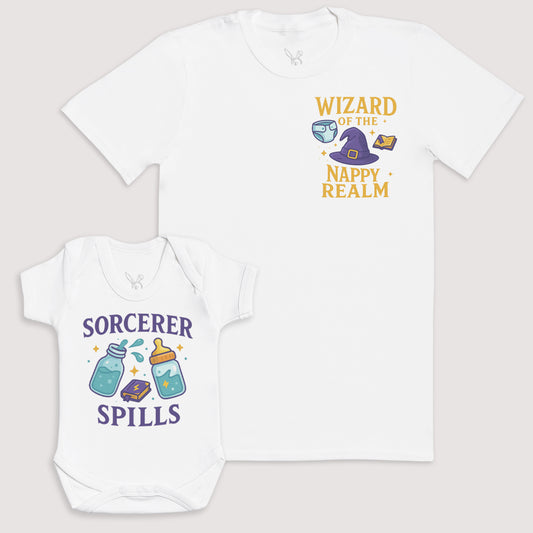 Sorcerer Spills - Baby Gift Set - Baby Bodysuit Gift Set