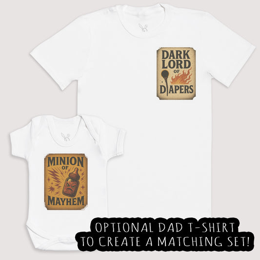 Minion Of Mayhem - Baby Gift Set - Baby Bodysuit Gift Set