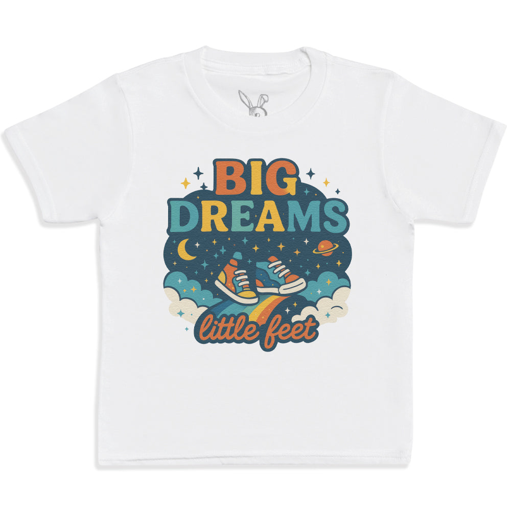 Big Dreams Little Feet - Kids T-Shirt 3 yrs to 14 yrs