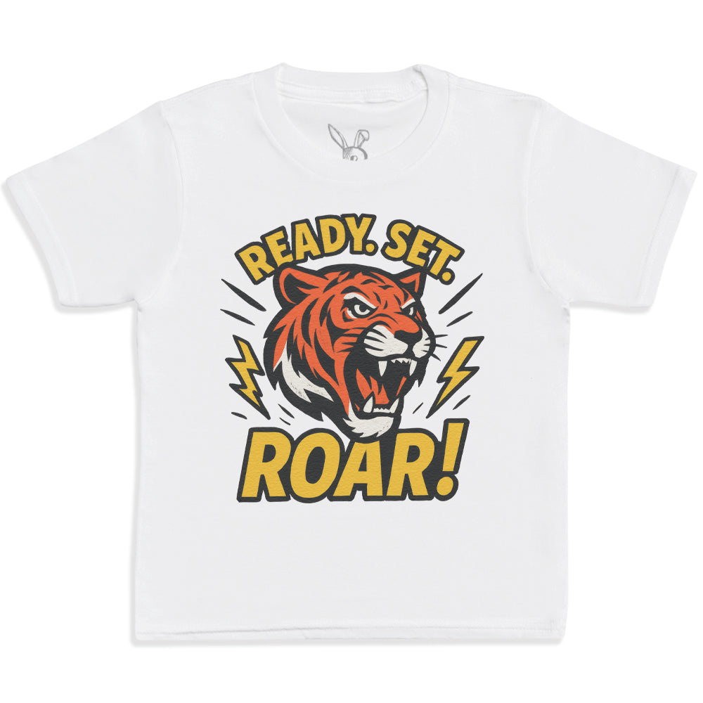 Ready Set ROAR - Kids T-Shirt 3 yrs to 14 yrs
