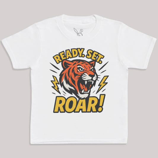 Ready Set ROAR - Kids T-Shirt 3 yrs to 14 yrs