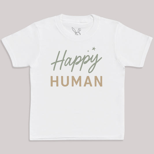 Happy Human - Kids T-Shirt 3 yrs to 14 yrs