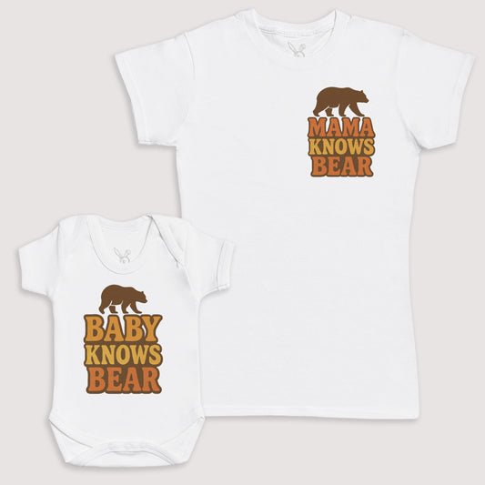 Baby Knows Bear - Baby Gift Set - Baby Bodysuit Gift Set
