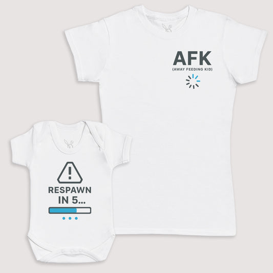 Respawn In 5 - Baby Gift Set - Baby Bodysuit Gift Set