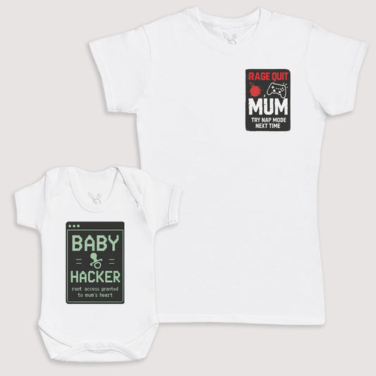 Baby Hacker - Baby Gift Set - Baby Bodysuit Gift Set