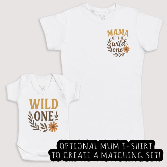 Wild One - Baby Gift Set - Baby Bodysuit Gift Set