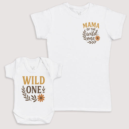 Wild One - Baby Gift Set - Baby Bodysuit Gift Set