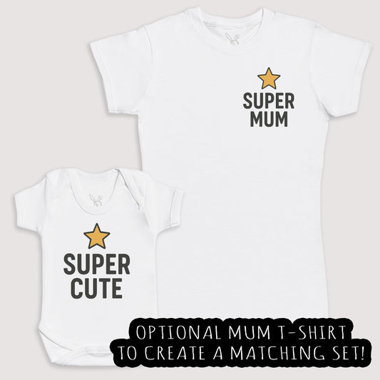 Super Cute - Baby Gift Set - Baby Bodysuit Gift Set