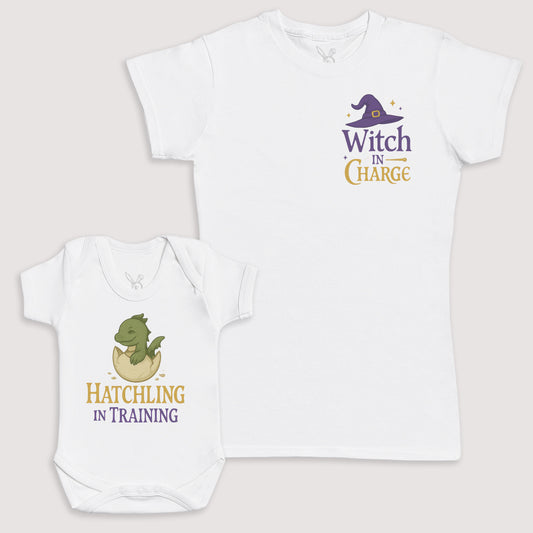 Hatchling In Training - Baby Gift Set - Baby Bodysuit Gift Set