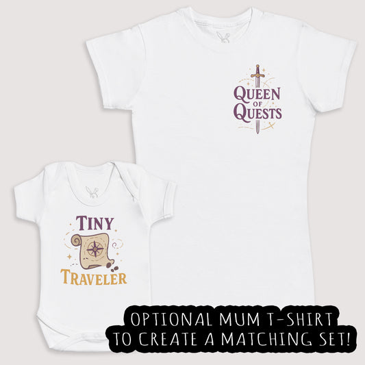 Tiny Traveler - Baby Gift Set - Baby Bodysuit Gift Set