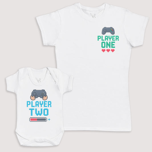 Player Two - Baby Gift Set - Baby Bodysuit Gift Set