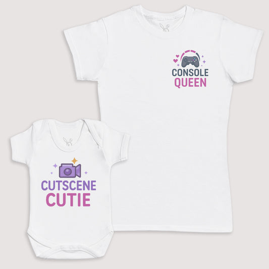 Cutscene Cutie - Baby Gift Set - Baby Bodysuit Gift Set