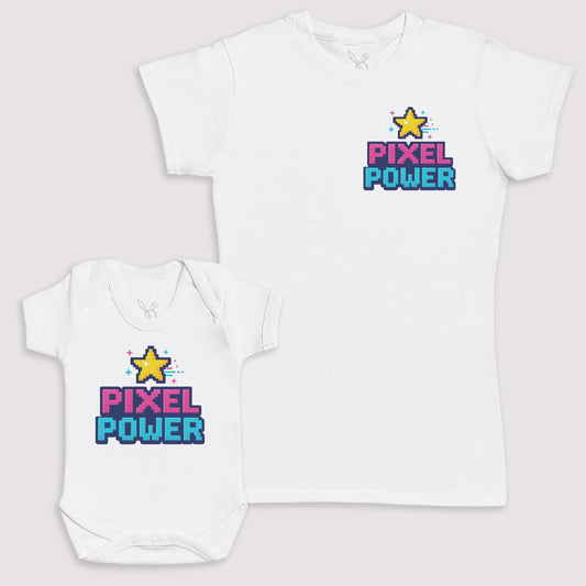 Pixel Power - Baby Gift Set - Baby Bodysuit Gift Set
