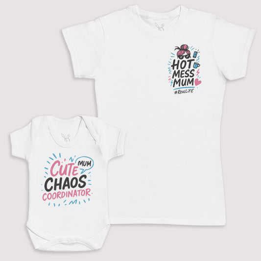 Cute Choas Coordinator - Baby Gift Set - Baby Bodysuit Gift Set