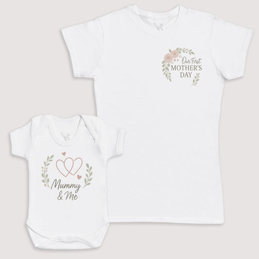 Mummy And Me - Baby Gift Set - Baby Bodysuit Gift Set