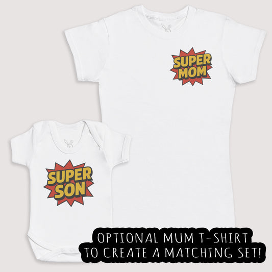 Super Son - Baby Gift Set - Baby Bodysuit Gift Set