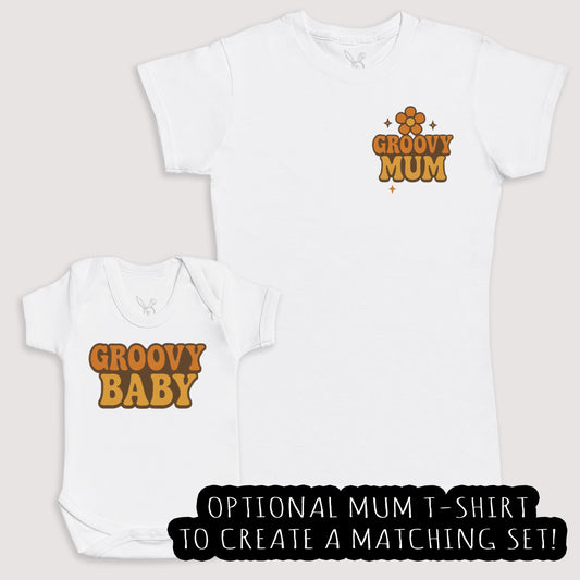 Groovy Baby - Baby Gift Set - Baby Bodysuit Gift Set