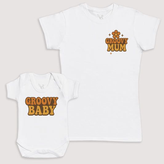 Groovy Baby - Baby Gift Set - Baby Bodysuit Gift Set