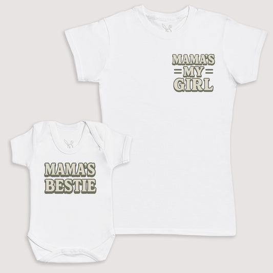 Mamas Bestie - Baby Gift Set - Baby Bodysuit Gift Set