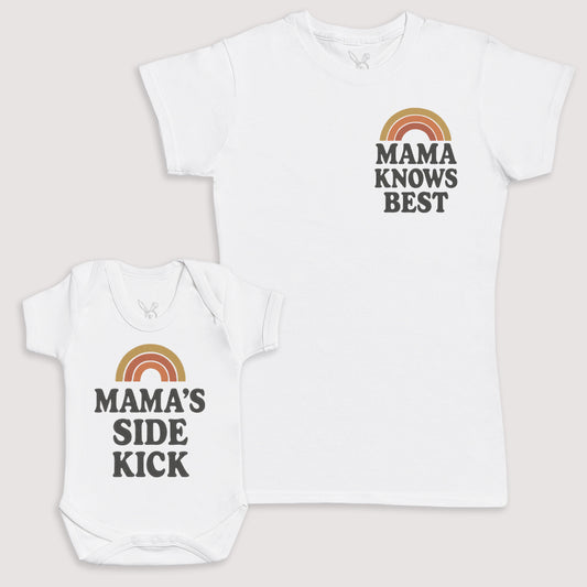 Mamas Side Kick - Baby Gift Set - Baby Bodysuit Gift Set