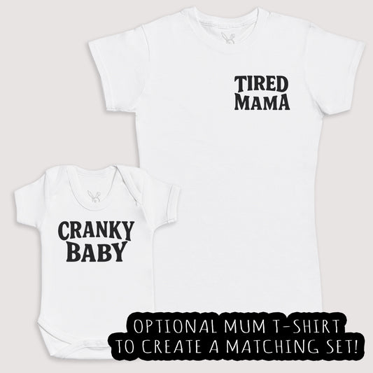 Cranky Baby - Baby Gift Set - Baby Bodysuit Gift Set