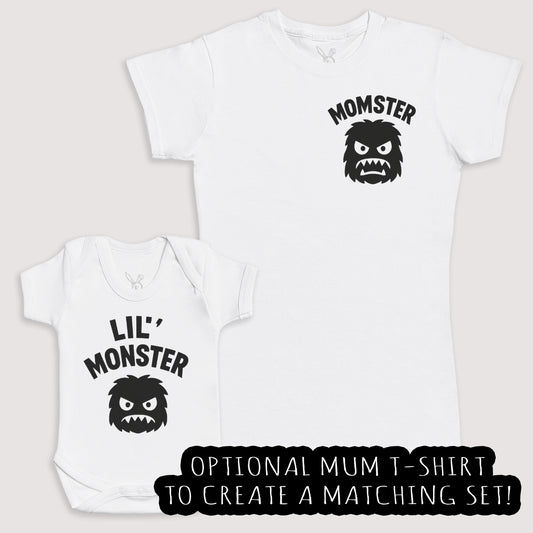 Lil Monster - Baby Gift Set - Baby Bodysuit Gift Set