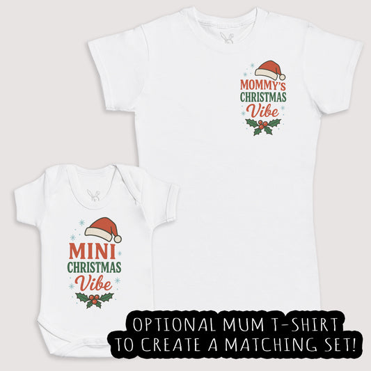 Mini Christmas Vibe - Baby Gift Set - Baby Bodysuit Gift Set