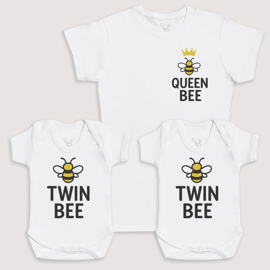 Twin Bee - Baby Gift Set - Baby Bodysuit Gift Set