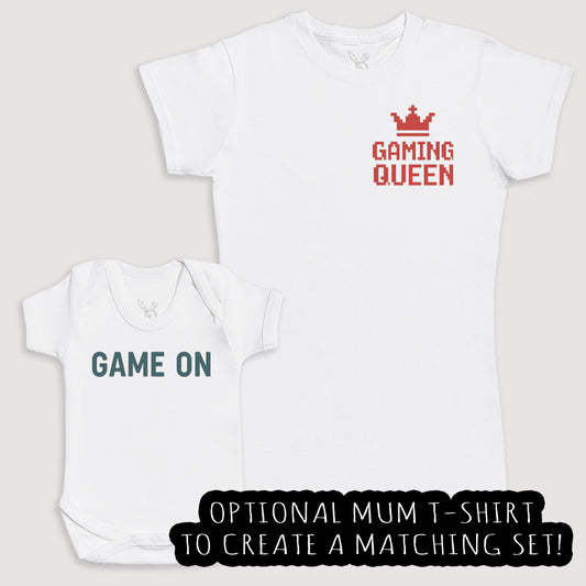 Game On - Baby Gift Set - Baby Bodysuit Gift Set