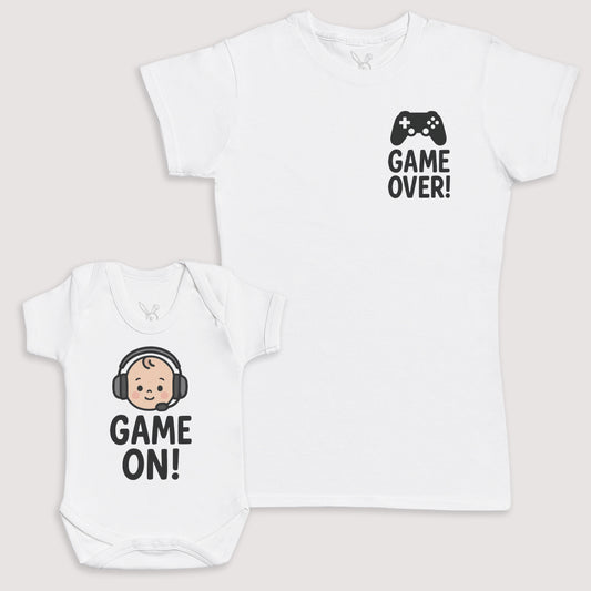 Game On - Baby Gift Set - Baby Bodysuit Gift Set