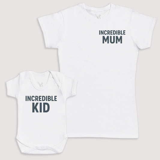 Incredible Kid - Baby Gift Set - Baby Bodysuit Gift Set