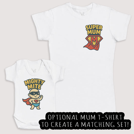 Mighty Mite - Baby Gift Set - Baby Bodysuit Gift Set