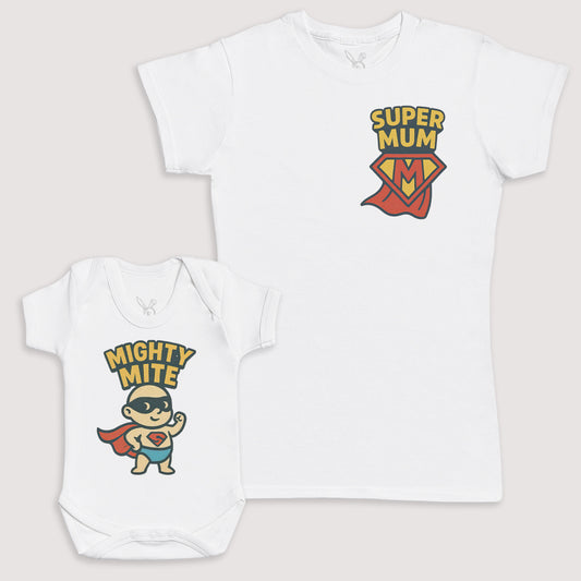 Mighty Mite - Baby Gift Set - Baby Bodysuit Gift Set