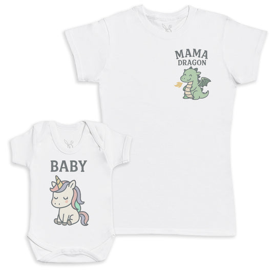 Baby Unicorn - Baby Gift Set - Baby Bodysuit Gift Set