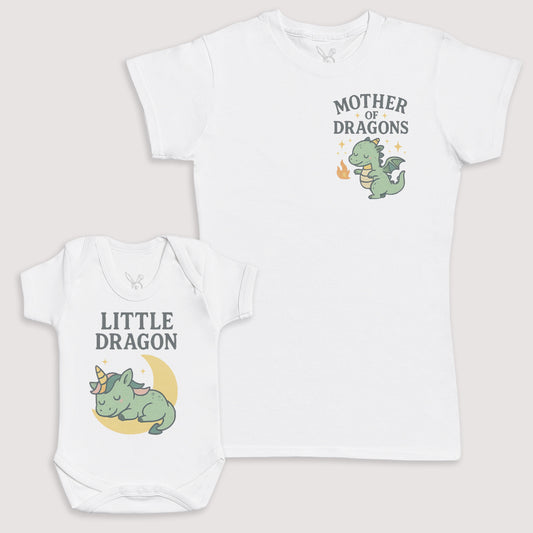 Little Dragon - Baby Gift Set - Baby Bodysuit Gift Set