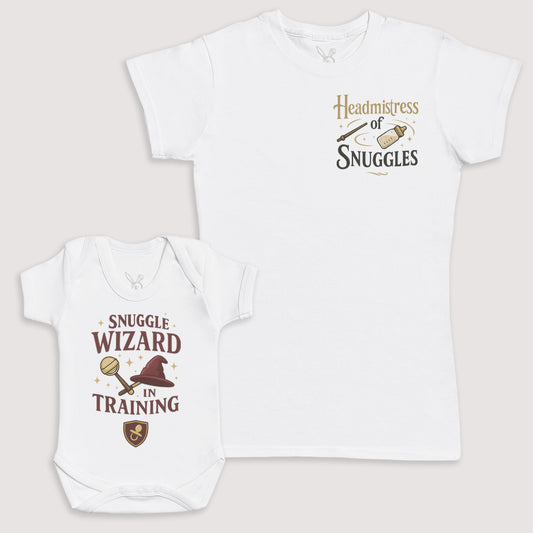 Snuggle Wizard In Training - Baby Gift Set - Baby Bodysuit Gift Set