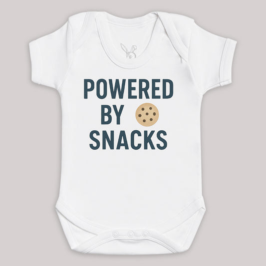 Powered By Snacks - Baby Bodysuit (Choice of Style)