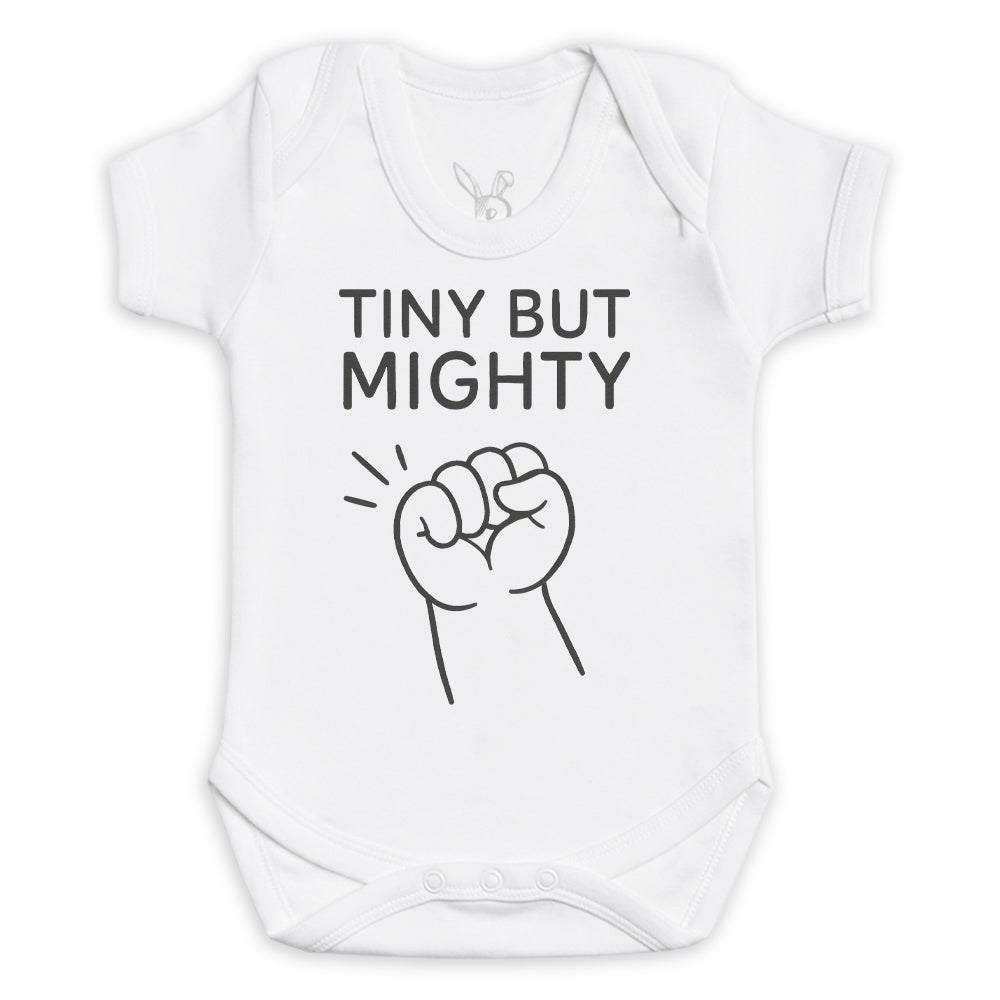 Tiny But Mighty Outline - Baby Bodysuit (Choice of Style)