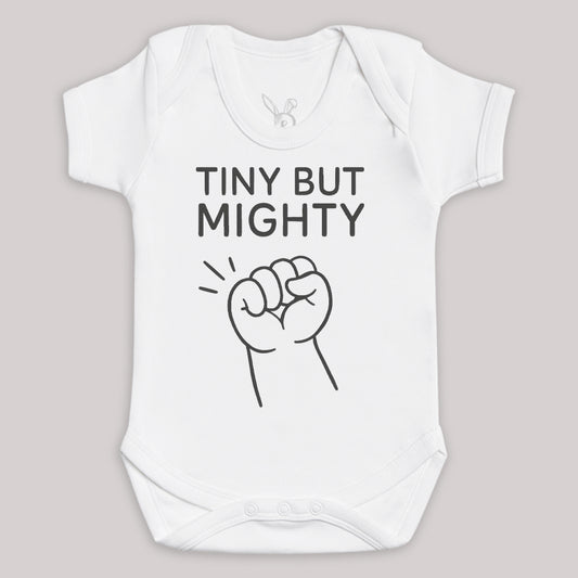 Tiny But Mighty Outline - Baby Bodysuit (Choice of Style)
