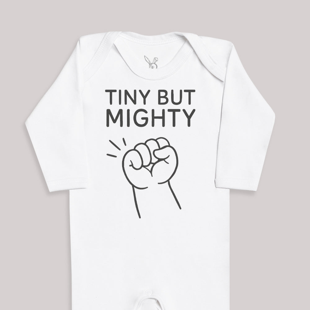 Tiny But Mighty Outline - Baby Bodysuit (Choice of Style)