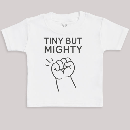 Tiny But Mighty Outline - Baby Bodysuit (Choice of Style)