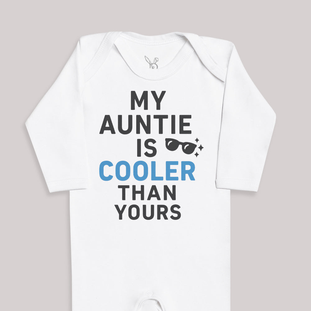 My Auntie Is Cooler - Baby Bodysuit (Choice of Style)