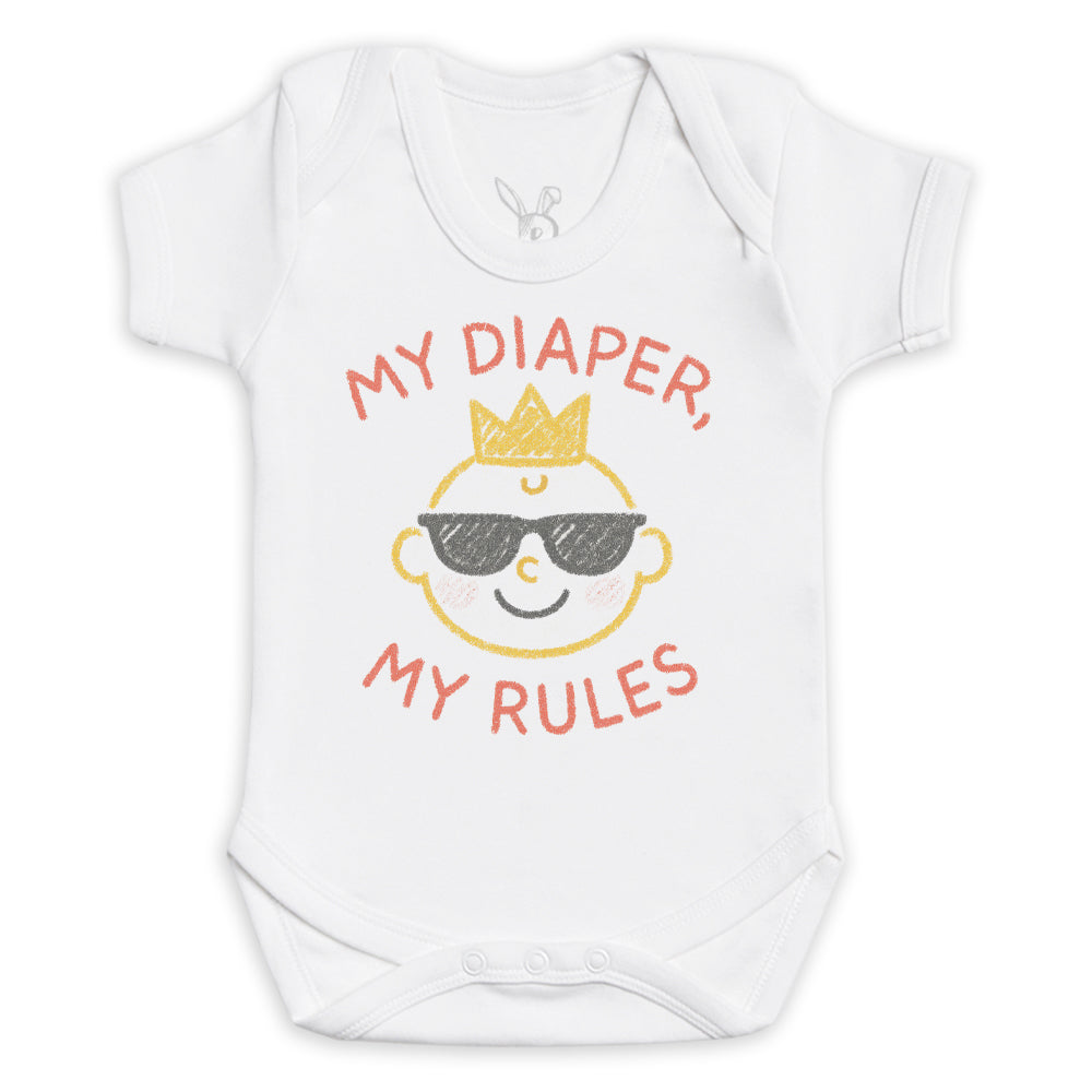 My Diaper My Rules - Baby Bodysuit (Choice of Style)