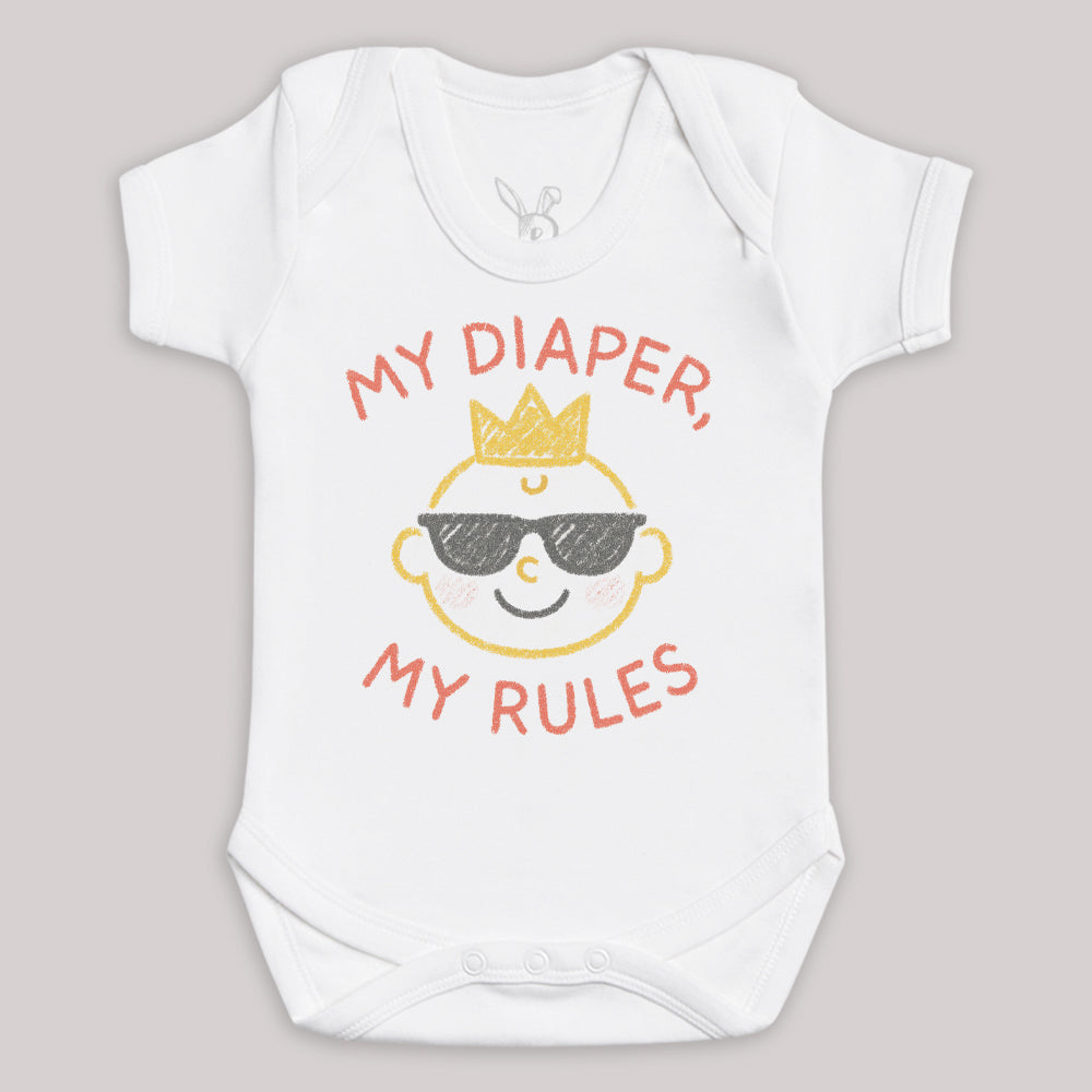 My Diaper My Rules - Baby Bodysuit (Choice of Style)