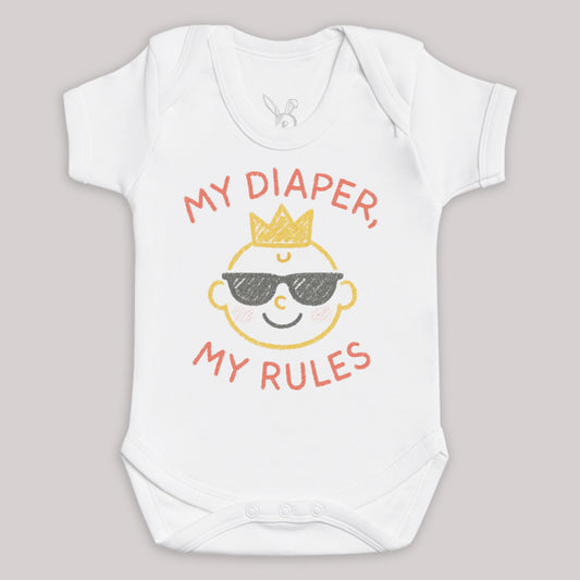 My Diaper My Rules - Baby Bodysuit (Choice of Style)
