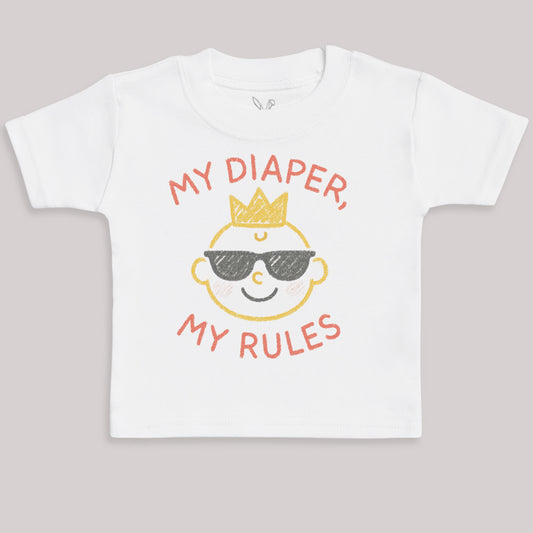 My Diaper My Rules - Baby Bodysuit (Choice of Style)