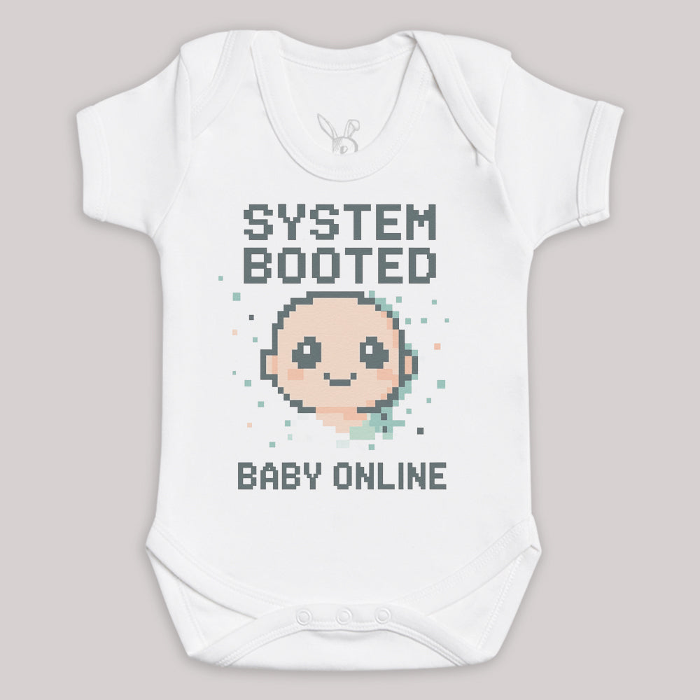 System Booted Baby Online - Baby Bodysuit (Choice of Style)