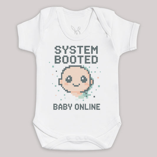 System Booted Baby Online - Baby Bodysuit (Choice of Style)