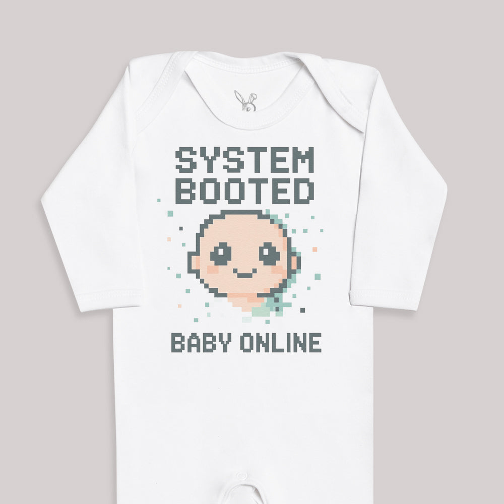 System Booted Baby Online - Baby Bodysuit (Choice of Style)