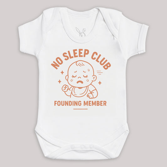 No Sleep Club Founding Member - Baby Bodysuit (Choice of Style)